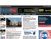 Tablet Screenshot of postalmag.com